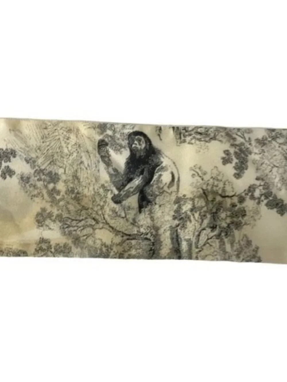 DIOR/ChristianDior White Gray Scarf